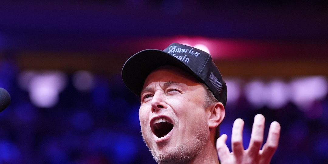 Elon Musk and X logo